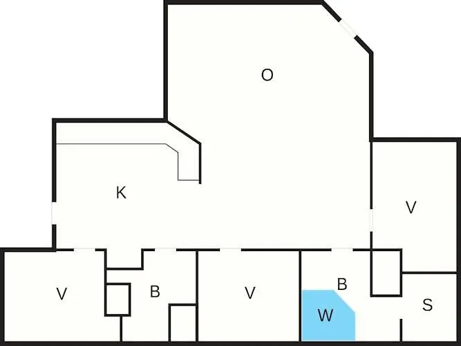 6 Person In Henne 別荘